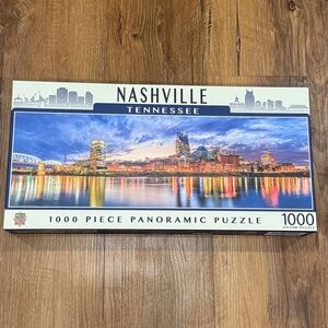 Nashville Tennessee 1000-Pieces Panoramic Jigsaw Puzzle (39”x13”)(EUC)